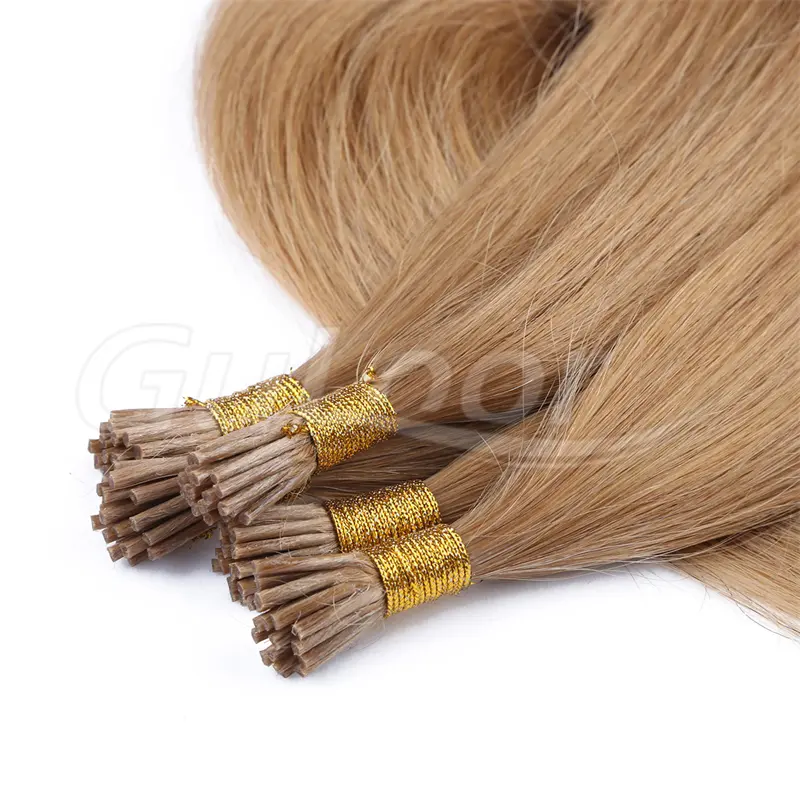 I Tip Wholesales 100% human Hair Extensions  #27 Color